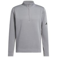 adidas Men's Ultimate365 DWR Textured 1/4 Zip Golf Pullover, Grey