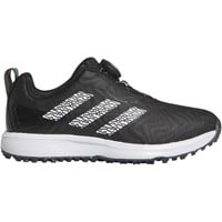 adidas Junior CodeChaos 25 BOA Golf Shoes, Black/White