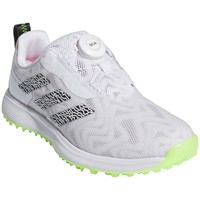 adidas Junior CodeChaos 25 BOA Golf Shoes, White/Green