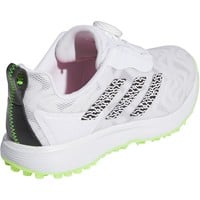 adidas Junior CodeChaos 25 BOA Golf Shoes, White/Green