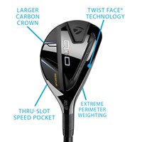 TaylorMade Men's Qi10 Rescue Hybrid, z-callout-191633