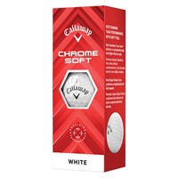 Callaway Chrome Soft 2024 Golf Ball, White