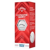 Callaway Chrome Soft 2024 Triple Track Golf Balls, White