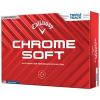 Callaway Chrome Soft 2024 Triple Track Golf Balls, White