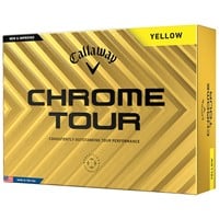 Callaway Chrome Tour 2024 Golf Ball, Yellow