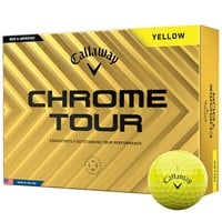 Callaway Chrome Tour 2024 Golf Ball, Yellow