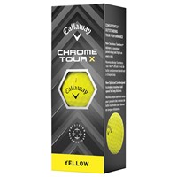 Callaway Chrome Tour X 2024 Golf Ball, Yellow