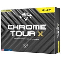 Callaway Chrome Tour X 2024 Golf Ball, Yellow