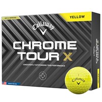 Callaway Chrome Tour X 2024 Golf Ball, Yellow