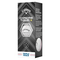 Callaway Chrome Tour X 2024 Triple Track Golf Ball, White