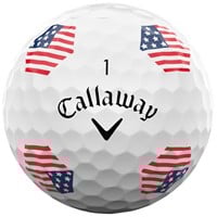 Callaway Chrome Tour 24 USA TruTrack Golf Ball, White/Multi