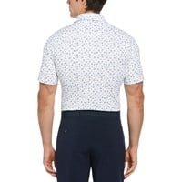 Callaway Men's Swing Tech Opti-Dri All Over Drive Golf Polo, White