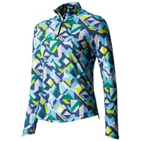 Callaway Women's Cooling Colliding Chev Geo Sun Protection Golf Pullover, Navy