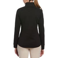 Callaway Women's Swing Tech Opti-Dri Hex Fleece Full Zip Jacket, Black