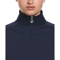Callaway Women's Swing Tech Opti-Dri Hex Fleece Full Zip Jacket, Navy