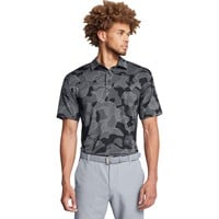Under Armour Men's Drive 3.0 Printed Camo Golf Polo, Black