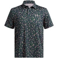 Under Armour Men's Drive 3.0 Printed Dark Floral Golf Polo