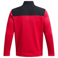 Under Armour Men's Drive Storm SF HZ 1/4 Zip Golf Pullover, Red