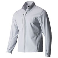 Greg Norman Men's Fairway Heathered Full Zip Golf Jacket, Grey