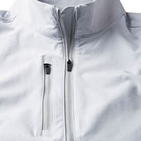 Greg Norman Men's Fairway Heathered Full Zip Golf Jacket, Grey