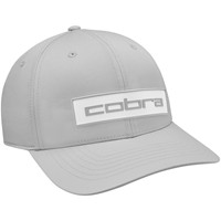 Cobra Men's Tour Tech Golf Hat, Grey/White