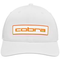 Cobra Men's Tour Tech Golf Hat, White/Orange