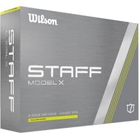 Wilson 2024 Staff Model X Golf Balls, Yellow
