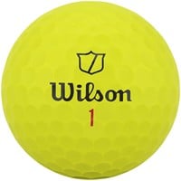 Wilson 2024 Staff Model X Golf Balls, Yellow