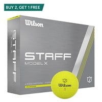 Wilson 2024 Staff Model X Golf Balls, Yellow