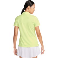 NIKE Women's DF Victory Solid Golf Polo, Yellow/Orange