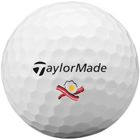TaylorMade 2024 TP5x My Symbol Bacon & Egg Print Golf Ball
