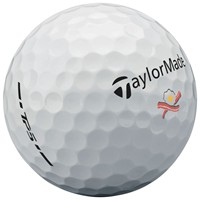 TaylorMade 2024 TP5 My Symbol Bacon & Egg Print Golf Ball, White