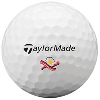 TaylorMade 2024 TP5 My Symbol Bacon & Egg Print Golf Ball