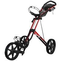 Sun Mountain Speed Cart V1R Golf Push Cart, Black/Red