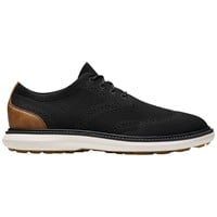 FootJoy Men's Traditions Knit Golf Shoes, Black/Tan