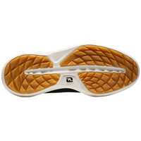 FootJoy Men's Traditions Knit Golf Shoes, Black/Tan