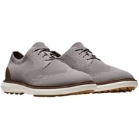 FootJoy Men's Traditions Knit Golf Shoes, Grey/Tan