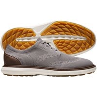 FootJoy Men's Traditions Knit Golf Shoes, Grey/Tan
