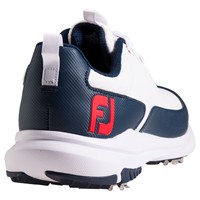 FootJoy Men's Tour Rival Golf Shoes, White/Navy