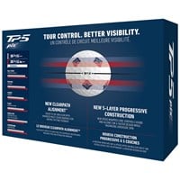 TaylorMade 2024 TP5 Pix 3.0 USA Golf Ball, White/Multi