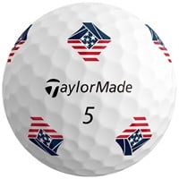 TaylorMade 2024 TP5 Pix 3.0 USA Golf Ball, White/Multi