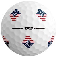 TaylorMade 2024 TP5 Pix 3.0 USA Golf Ball, White/Multi
