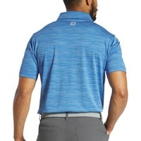 FootJoy Men's Jacquard Wave Golf Polo, Blue