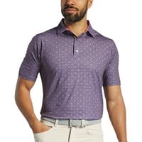 FootJoy Men's Flying Wasp Print Lisle Golf Polo