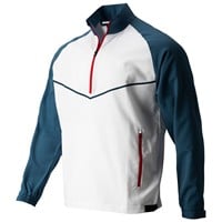 FootJoy Men's Zephyr Long Sleeve Golf Windshirt, White