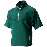 FootJoy Men's Zephyr Short Sleeve Golf Windshirt, Green