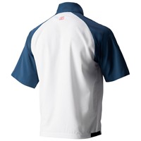 FootJoy Men's Zephyr Short Sleeve Golf Windshirt, White