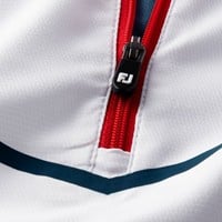 FootJoy Men's Zephyr Short Sleeve Golf Windshirt, White