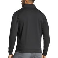 FootJoy Men's Approach 1/4 Zip Golf Pullover, Black