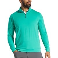 FootJoy Men's Approach 1/4 Zip Golf Pullover, Green